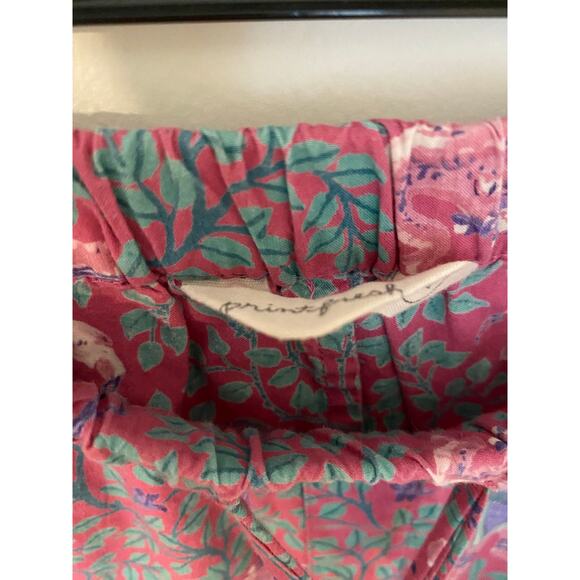 Printfresh Pink Purple Flamenco Shorts Indian Flamingo Elephant GUC 3X Pajama - Picture 5 of 8